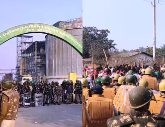 कोंडागांव: मक्का प्लांट में किसानों का बवाल, केमिकल से फसल खराब होने पर तोड़फोड़, पुलिस से झड़प…