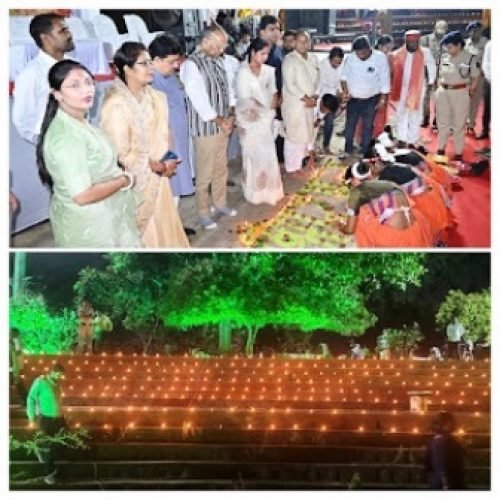 रूद्रेश्वर घाट पर जगमगाए हजारों दीप, सेवा संकल्प का दिया बना जनभागीदारी का प्रतीक…